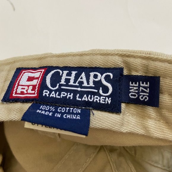 Ralph Lauren CHAPS 78 Spellout baseball Hat Cap - Picture 8 of 9